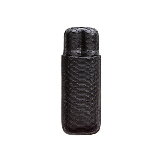 Python Leather Dual Cigar Case