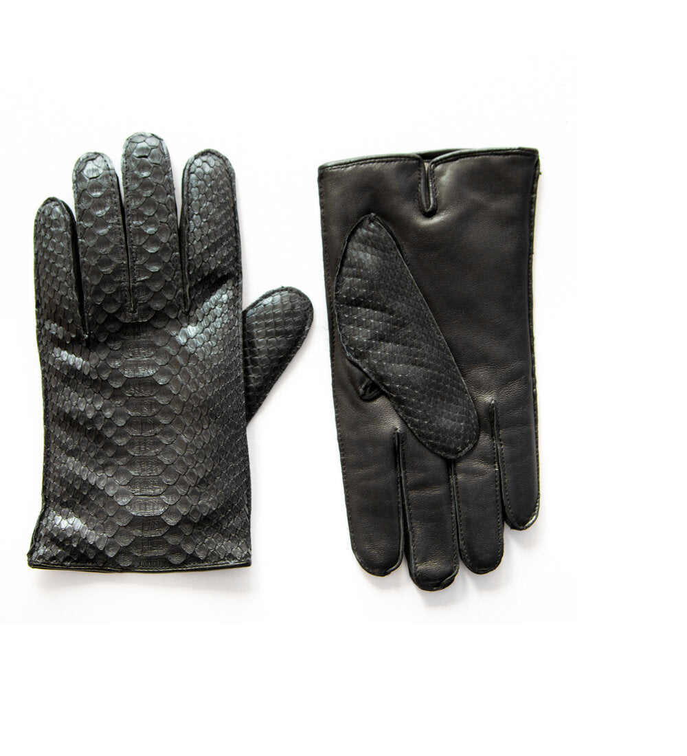 Men's Python Leather Dress Glove
