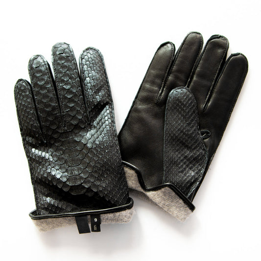 Men's Python Leather Dress Glove
