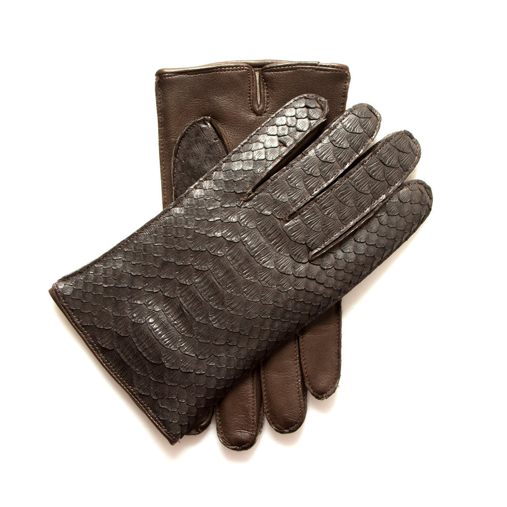 Men's Python Leather Dress Glove