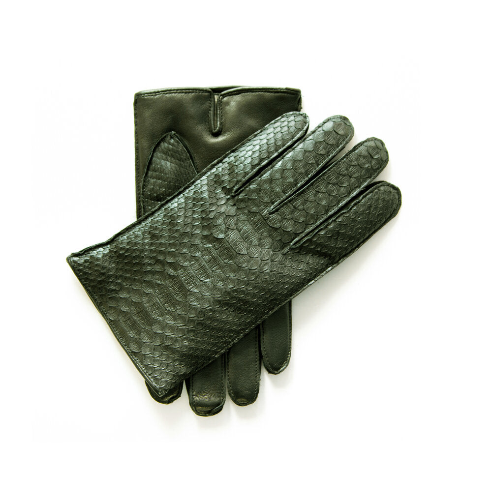 Men's Python Leather Dress Glove