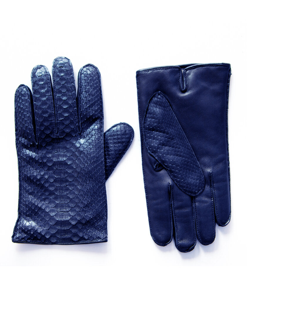 Men's Python Leather Dress Glove