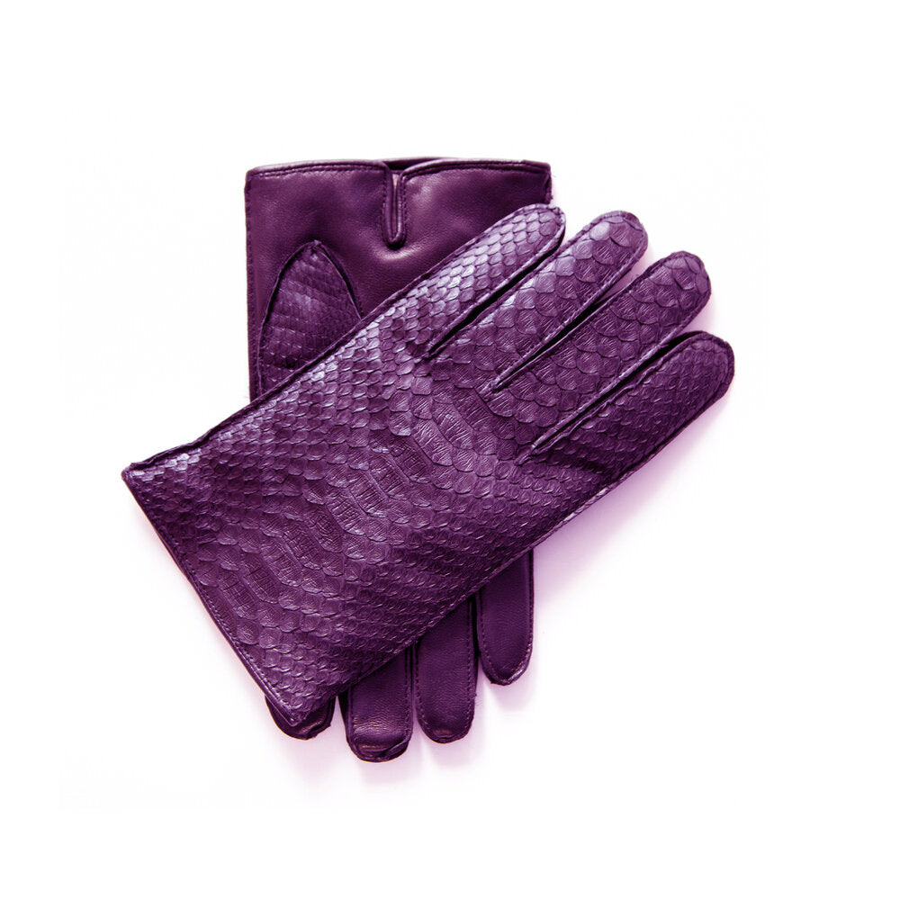 Men's Python Leather Dress Glove