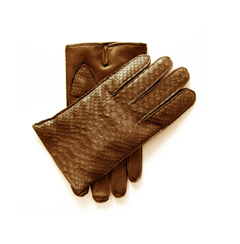 Men's Python Leather Dress Glove