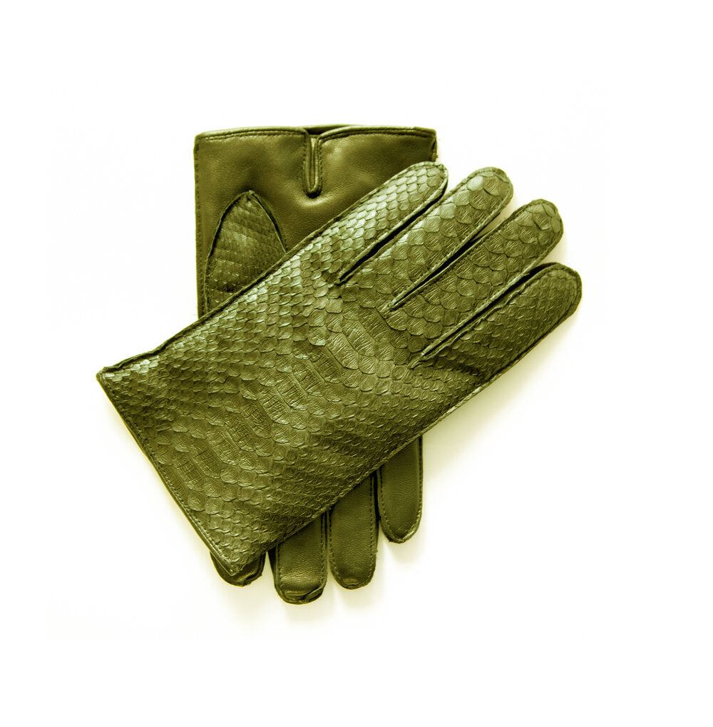 Men's Python Leather Dress Glove