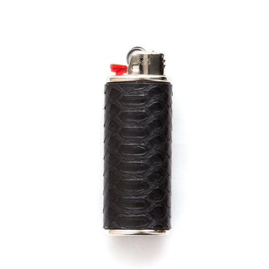 Python Leather Lighter Case