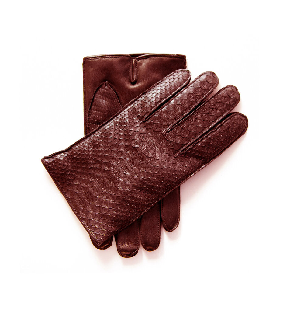Men's Python Leather Dress Glove