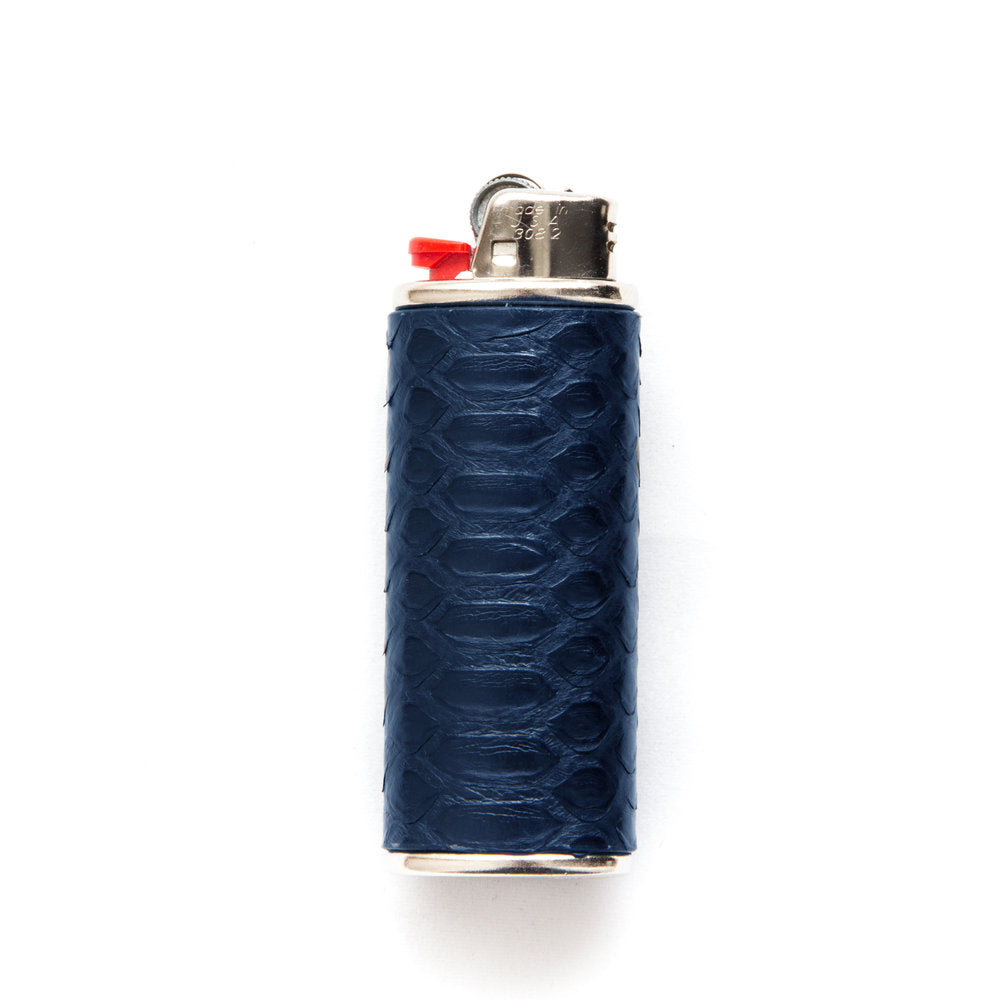 Python Leather Lighter Case